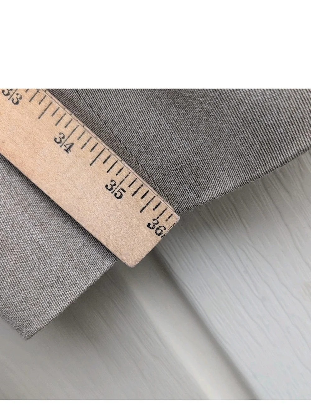 Tom James Overcoat Mens 48R Beige Loro Piana Storm System Wool Rain Wind Trench